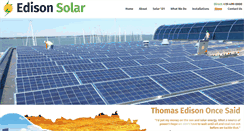 Desktop Screenshot of edisonsolar.net